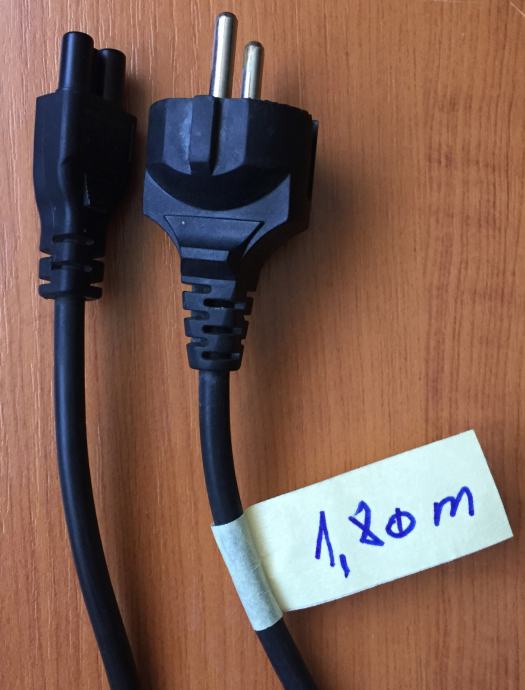 Naponski kabel za računalo 1,8 m crni  (Miki Maus)