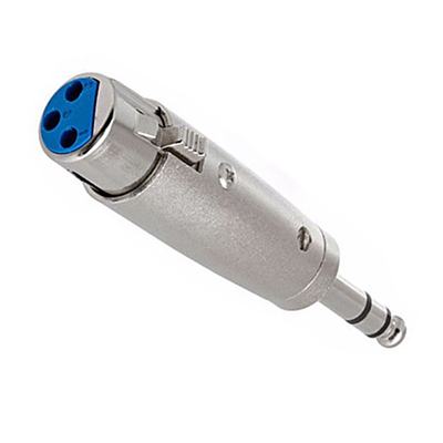 Optimus adapter 6.3mm muški na XLR ženski, srebrni