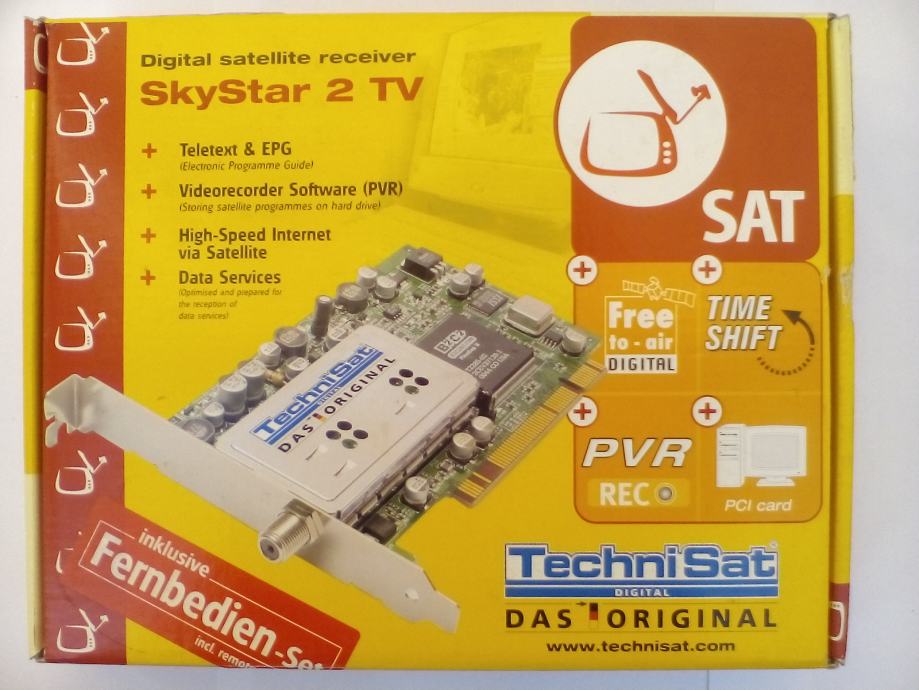 SkyStar 2 marke TechniSat PC SAT Digital Receiver Karte