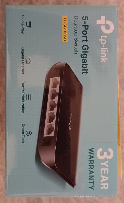 TP-Link TL-SG105, 5 portni gigabit switch