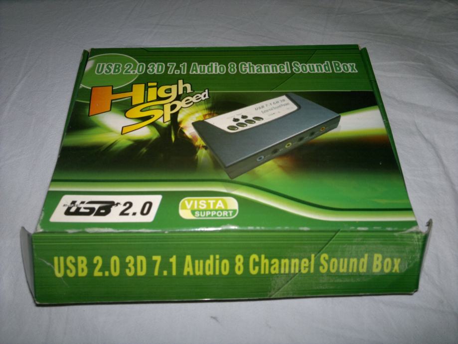 USB audio 8 chanel sound box muzicka kartica