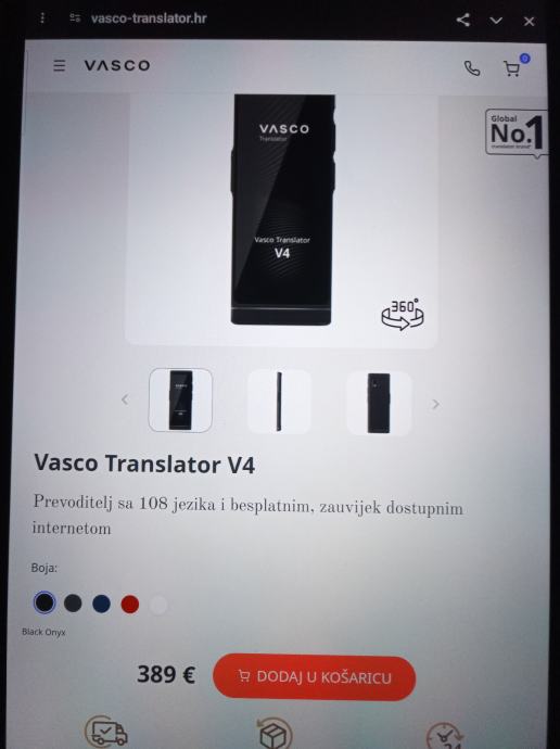 Vasco Translator V4+etui