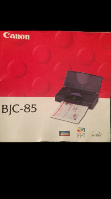 CANON BJC-85 PRINTER BUBBLE JET COLOR PORTABLE