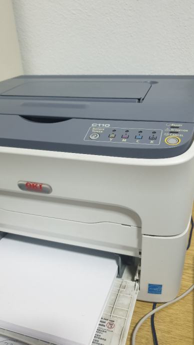 Color printer "OKI" C 110, povoljno