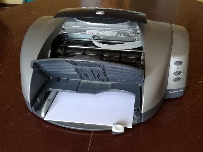 Hp deskjet 5550 установка снпч