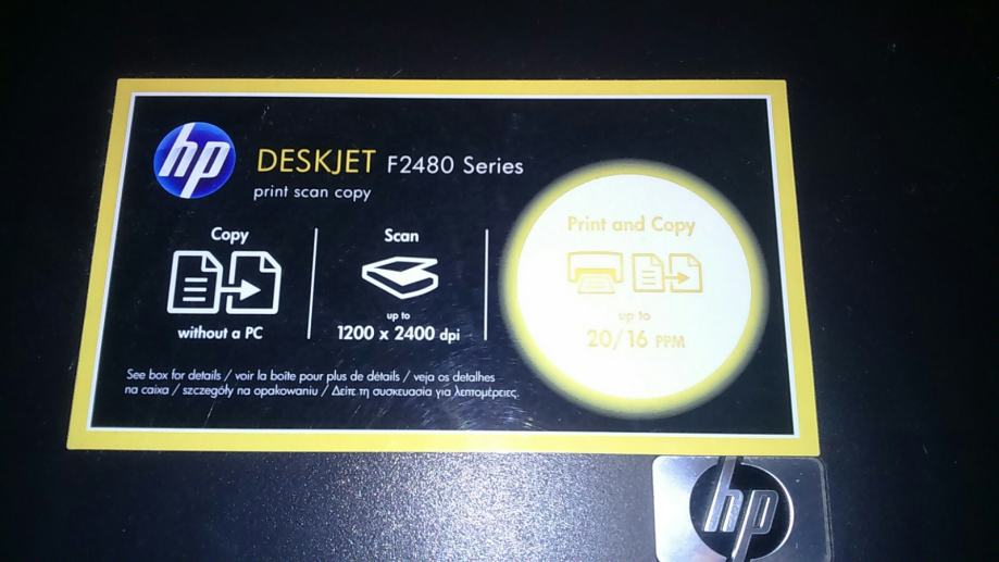 Hp deskjet 2480 как заправить картридж