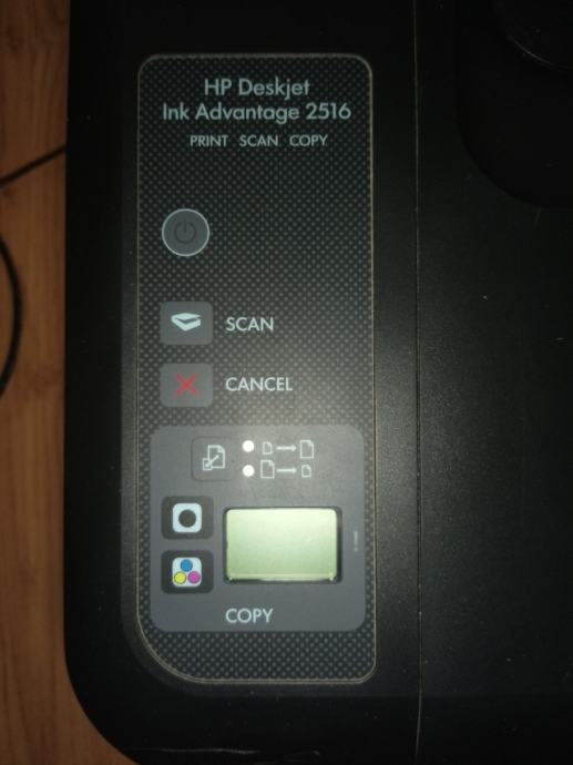 Hp deskjet ink advantage 2516 установка