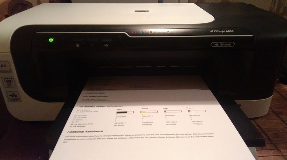 HP Officejet 6000 ink-jet printer