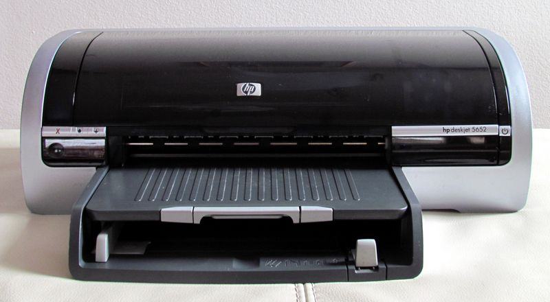 Hp deskjet 5652 замена картриджа