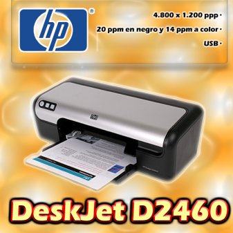 Hp deskjet d2460 принтер как подключить к компьютеру