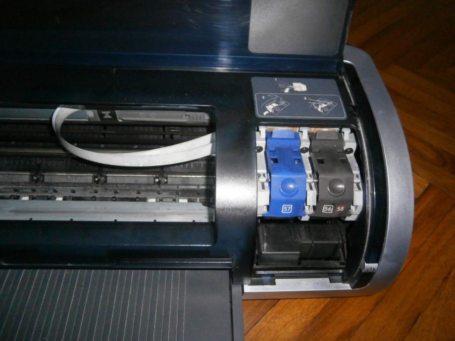 Hp deskjet 5652 замена картриджа