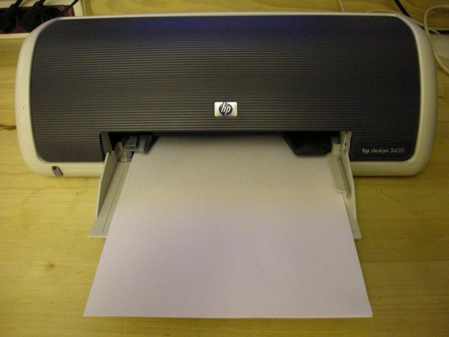 Hp deskjet 3420 не печатает