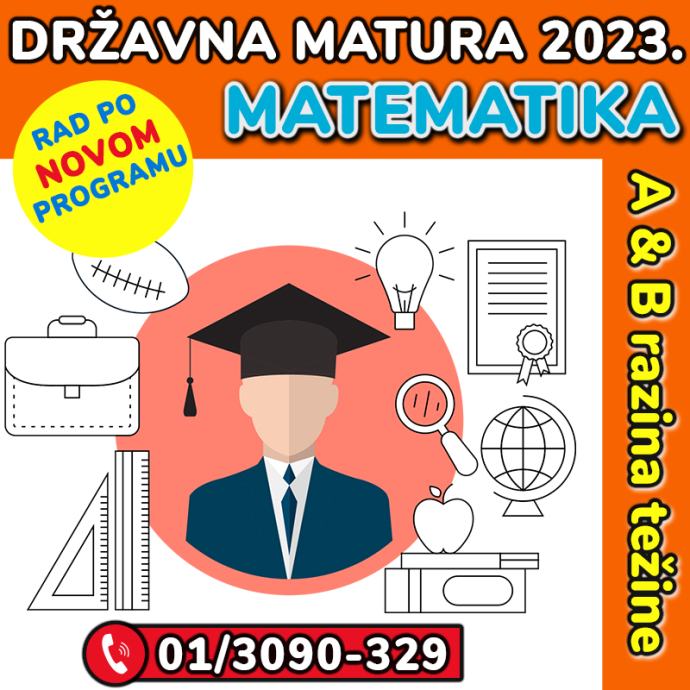 Pripreme Za Državnu Maturu 2023. Iz MATEMATIKE (A I B Razina)