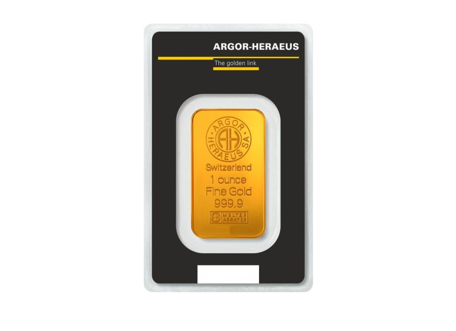 ZLATNA POLUGA 1OZ ARGOR - HERAUS ***DO 24 RATE*** R1!