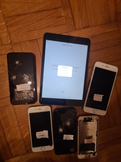 LIphone i Ipad lot, 6 komada, neispravni, za dijelove