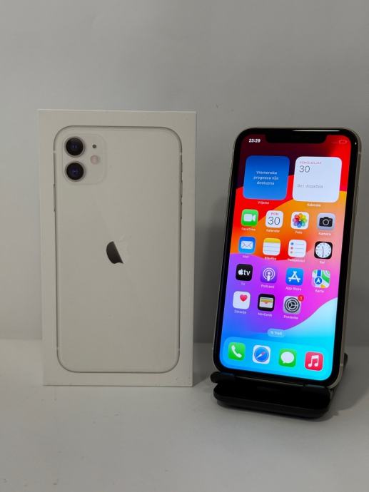 APPLE IPHONE 11 64GB RABLJENO RATE ZAMJENA BIJELI #3947