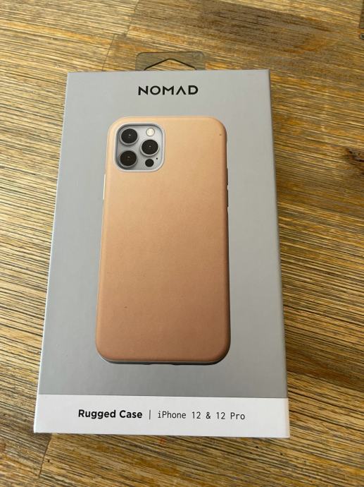 Apple iPhone 12/ 12 Pro, Nomad Leather Case,novo, zapakirano