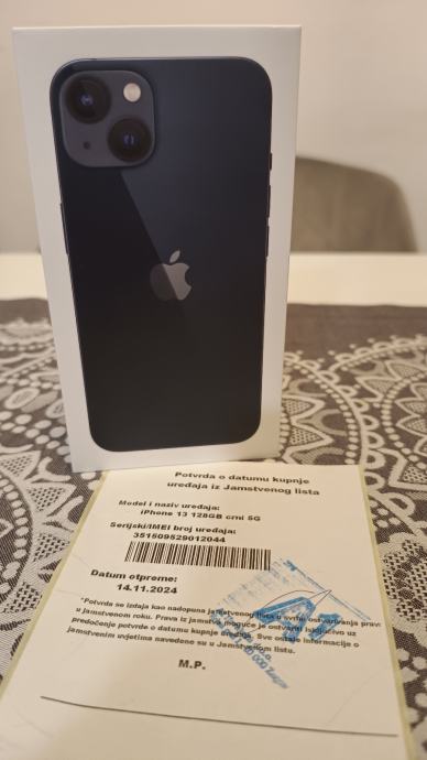 Iphone 13 128GB Midnight Novo Zapakirano Garancija