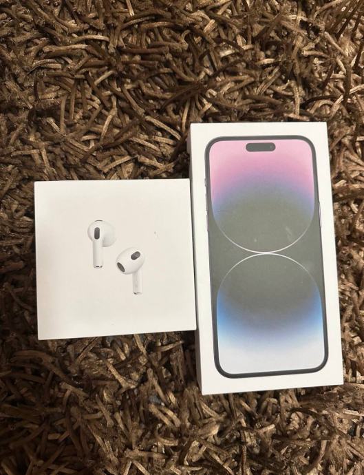 iPhone 14 Pro Max 1TB i AirPods NOVO