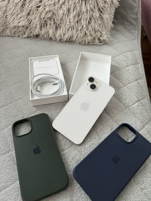 Iphone 14 128gb Starlight/ bijeli 10/10 ODLICAN