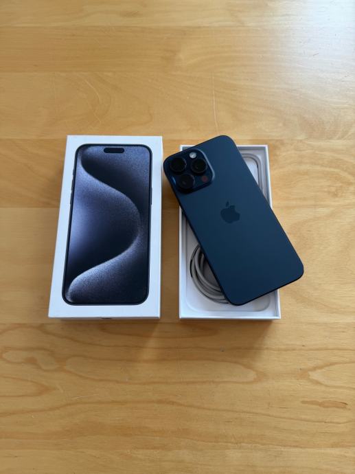 iPhone 15 Pro Max 256GB NOVO ( kratko korišten ) + Gratis Punjač!