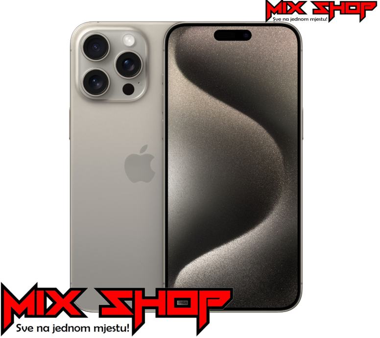 APPLE IPHONE 15 PRO 128GB NATURAL TITANIUM ◆NOVO◆GARANCIJA◆ZAMJENA DA◆