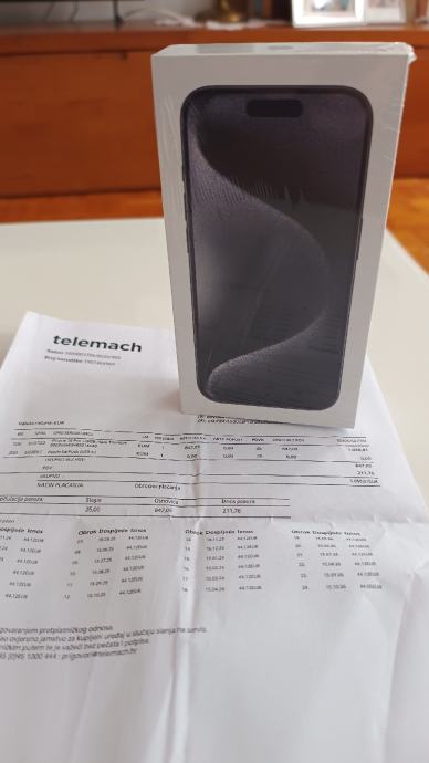 iPhone 15 Pro 128GB Black Novo Zapakirano Garancija