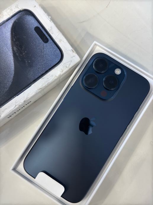 Iphone 15 Pro, 128GB, Blue Titanium