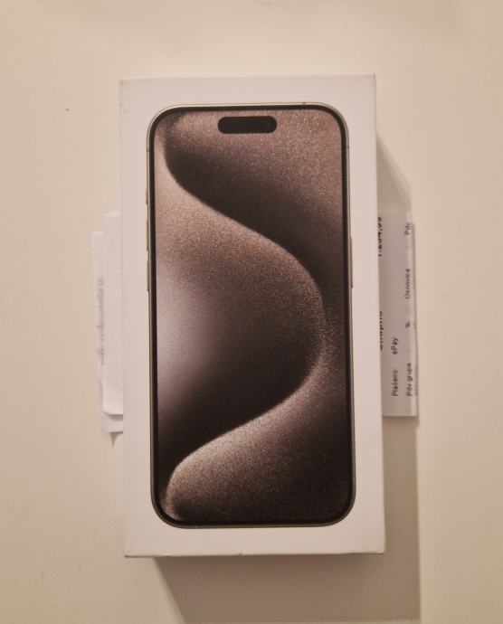 iPhone 15 PRO 128gb Natural Titanium NOVO