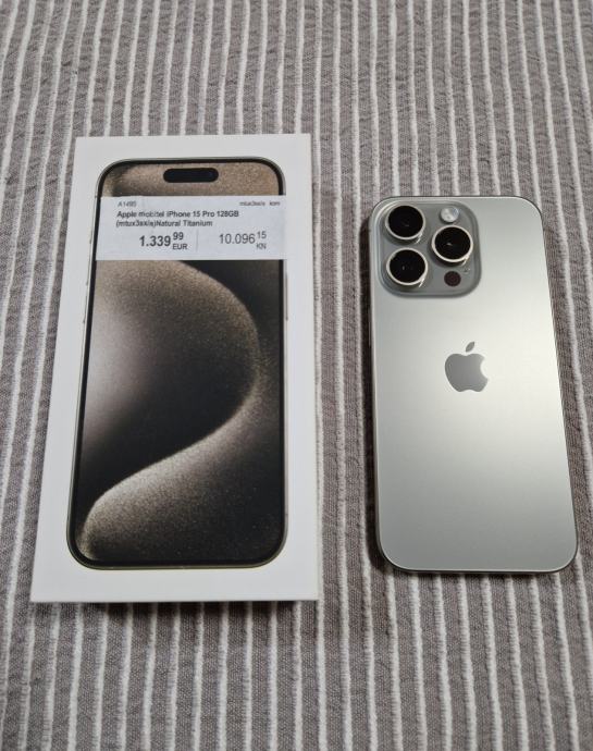 Iphone 15 Pro 128GB Natural Titanium