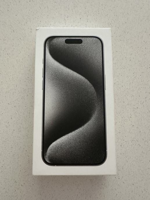 IPHONE 15 PRO   256 GB  White Titanium ZAPAKIRAN  HR račun