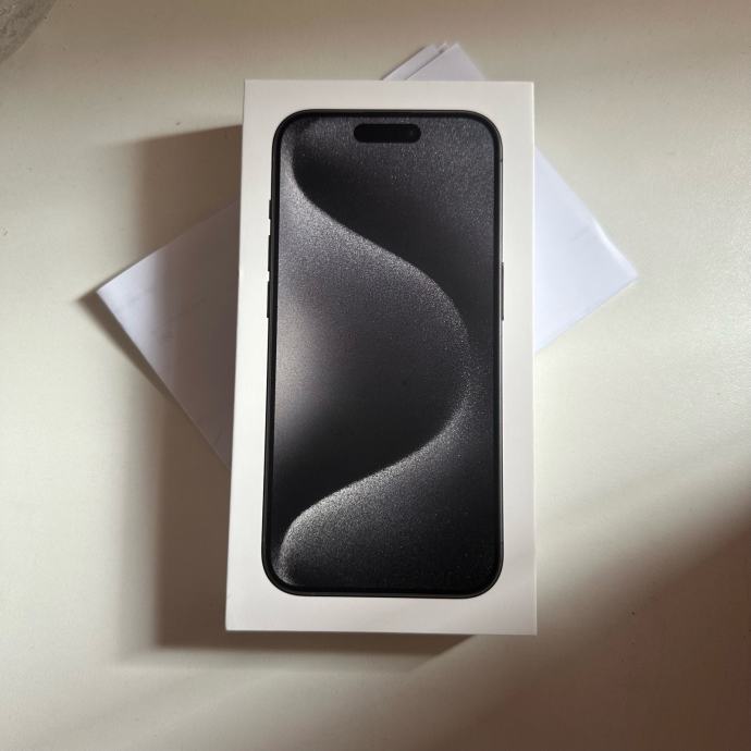 Iphone 15 Pro 512GB Black Natural White Novo