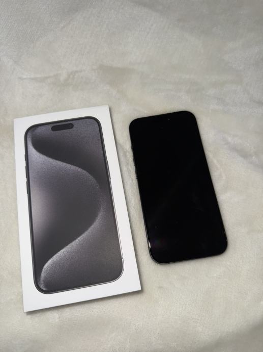 Iphone 15 PRO 512GB BLACK TITANIUM TOP STANJE 10/10