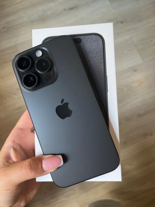 Iphone 15 pro black titanium 256gb