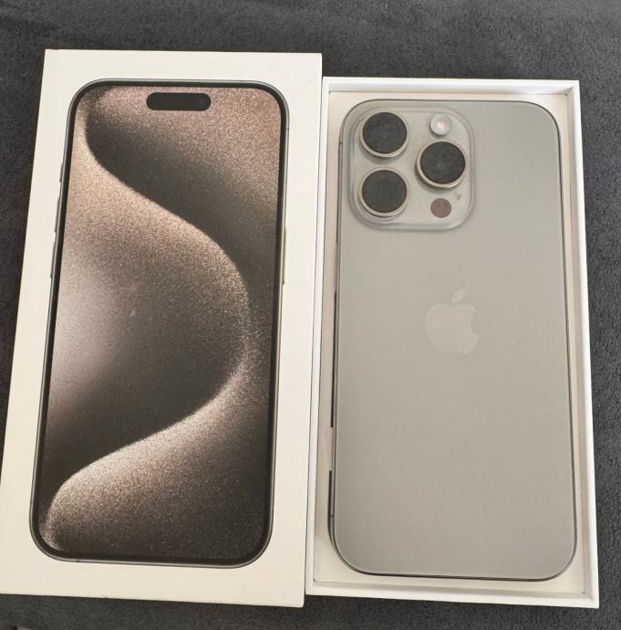 iPhone 15 Pro Natural Titanium 128GB | KAO NOV