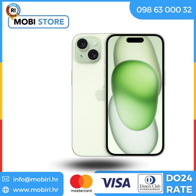 Apple iPhone 15 128GB Green ☆Trgovina☆Garancija☆Račun☆R1☆