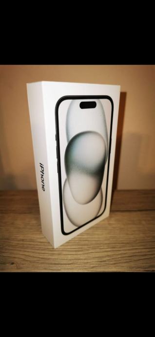 iPhone 15 128gb Black - novo, neotvarano, s garancijom