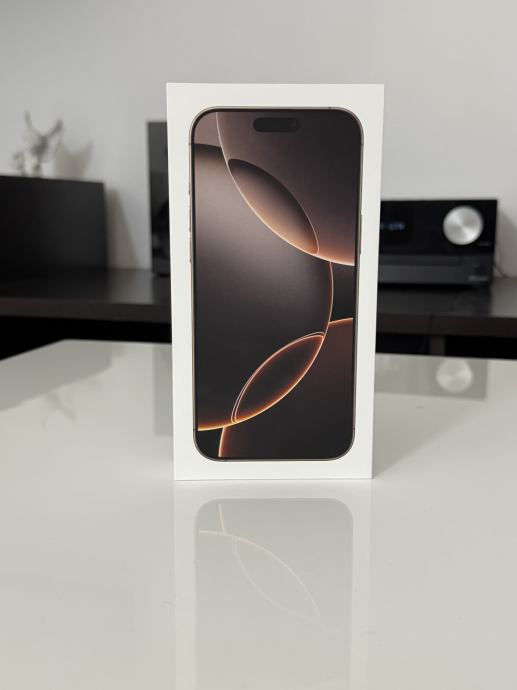 IPHONE 16 PRO MAX 256 gb  Desert Titanium NOVI ZAPAKIRAN