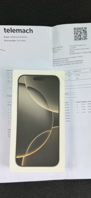 iPhone 16 Pro Max 512 GB - Nekorišteni uređaj