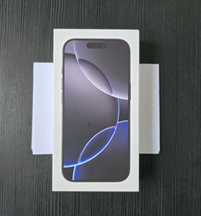 iPhone 16 PRO 128gb Black zapakiran