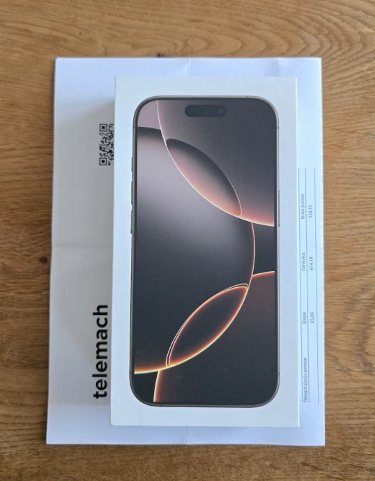 iPhone 16 PRO 128gb Desert Titanium NOVO