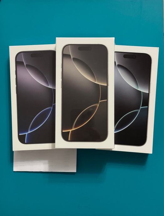 iPhone 16 PRO 128GB NATURAL/WHITE/BLACK **novo račun jamstvo 2 god**