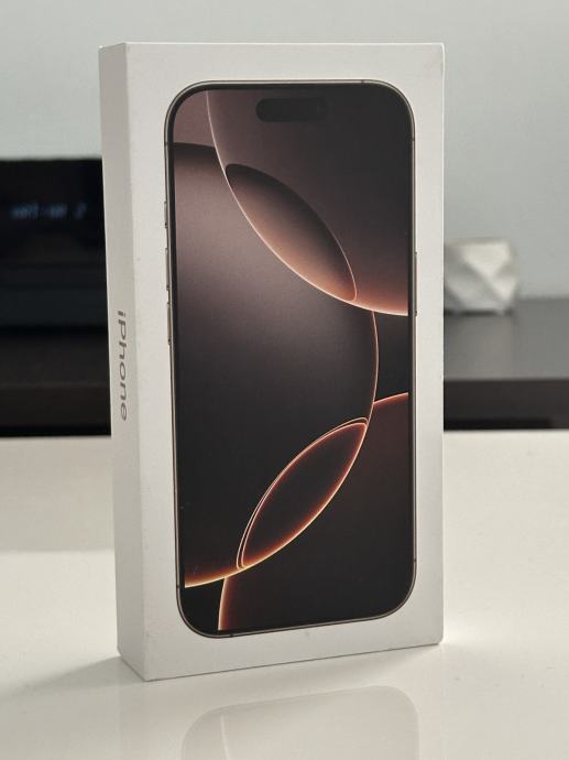 IPHONE 16 PRO  256 gb  Desert Titanium NOVI ZAPAKIRAN