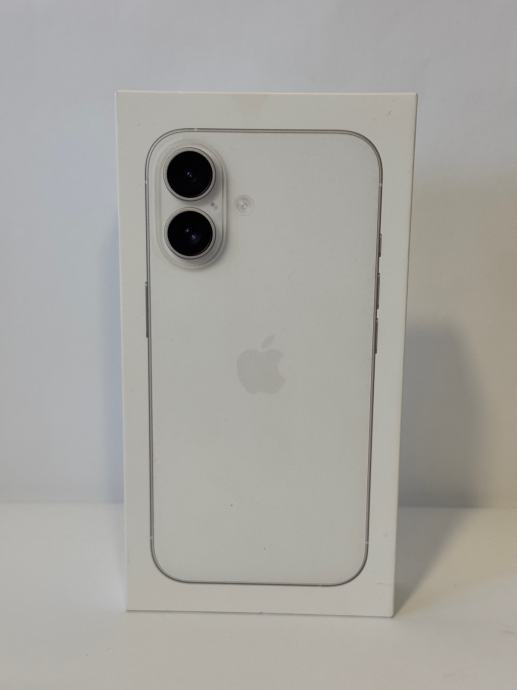 Apple iPhone 16 128GB White NOVO ZAMJENA RATE