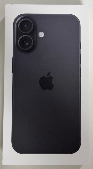 IPHONE 16 128GB/256GB BLACK NOVI ZAPAKIRANI HR RAČUN