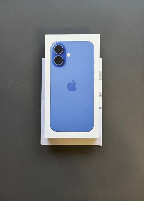 iPhone 16 128GB White & Ultramarine [NOVO RAČUN JAMSTVO 2 GOD]