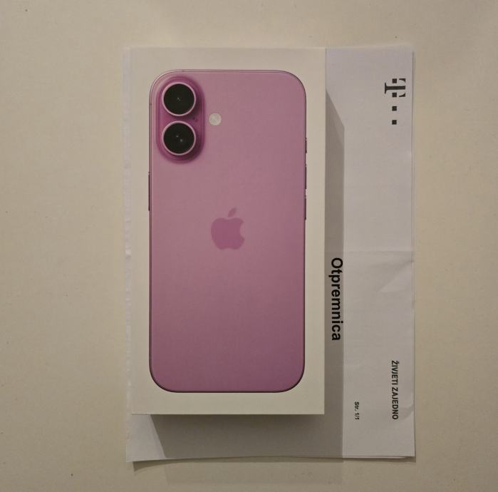 iPhone 16 128gb Pink zapakiran