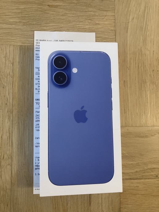 Iphone 16 128GB Ultramarine NOVO