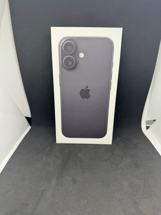 iPhone 16 128GB NOVO/VAKUM, CRNA BOJA, GARANCIJA, PUNJAČ GRATIS!