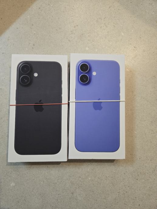 iPhone 16 128gb Black i Blue , Novo ,  raĉun i jamstvo